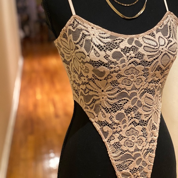 Lace Bodysuit S/M-New - Picture 2 of 5